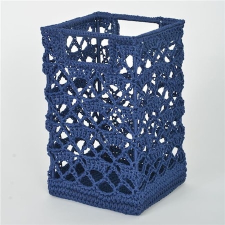 Heritage Lace Heritage Lace MC-1125NV Mode Crochet Basket; Navy - 9 x 5.5 x 5.5 in. MC-1125NV